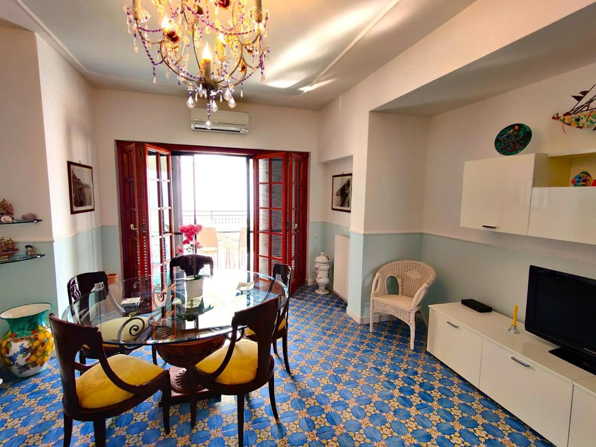 Casa La Scogliera Apartment Praiano Bagian luar foto